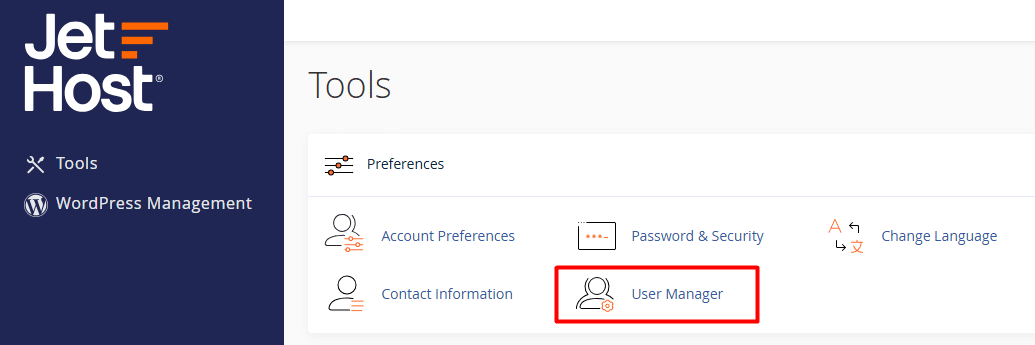 How to Add a User with User Manager in cPanel