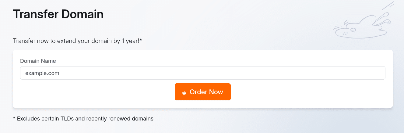 Transfer domain to JetHost