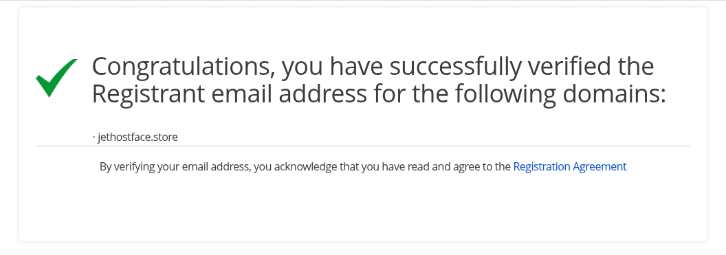 Domain Whois Verification