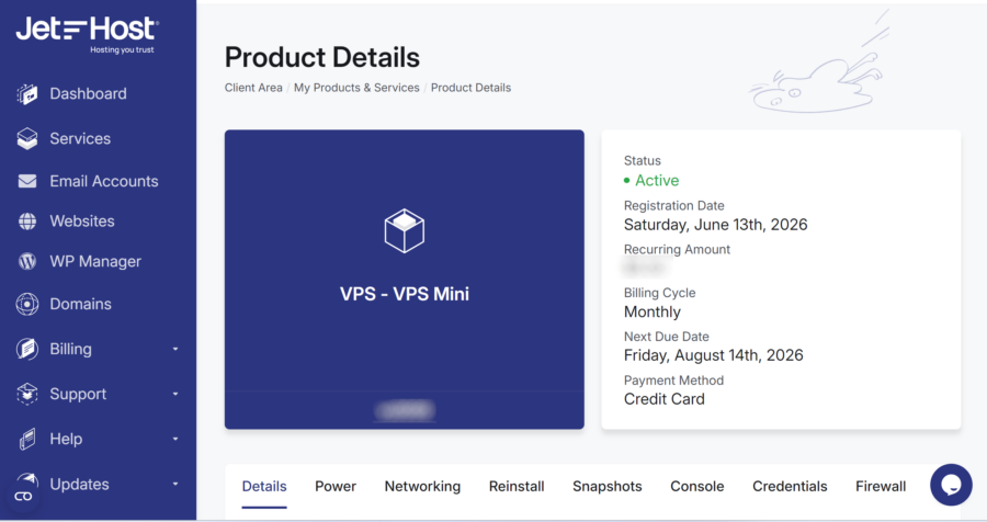 VPS Dashboard