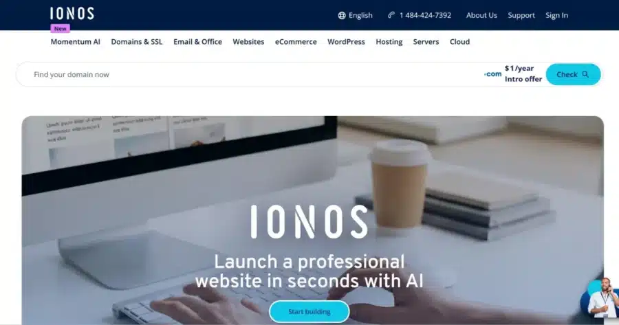 IONOS hosting