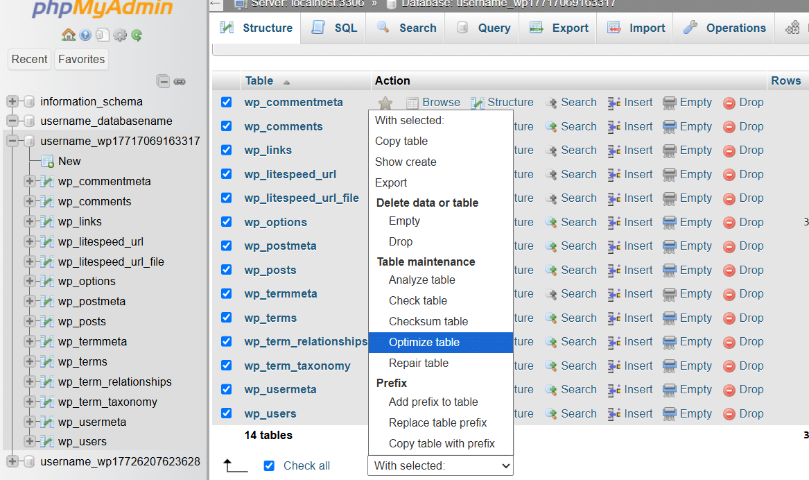 MySQL Optimize