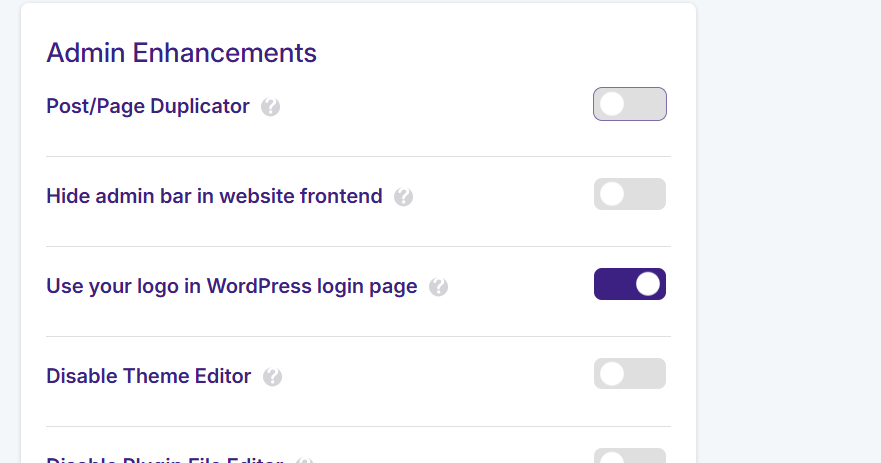 Use your logo in WordPress login page option in JetHost Total Care
